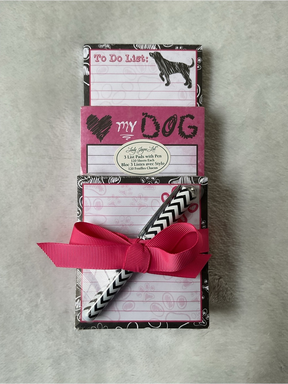 NWT Lady Jayne Pen and 3 Notepad Set ❤️ My Dog
